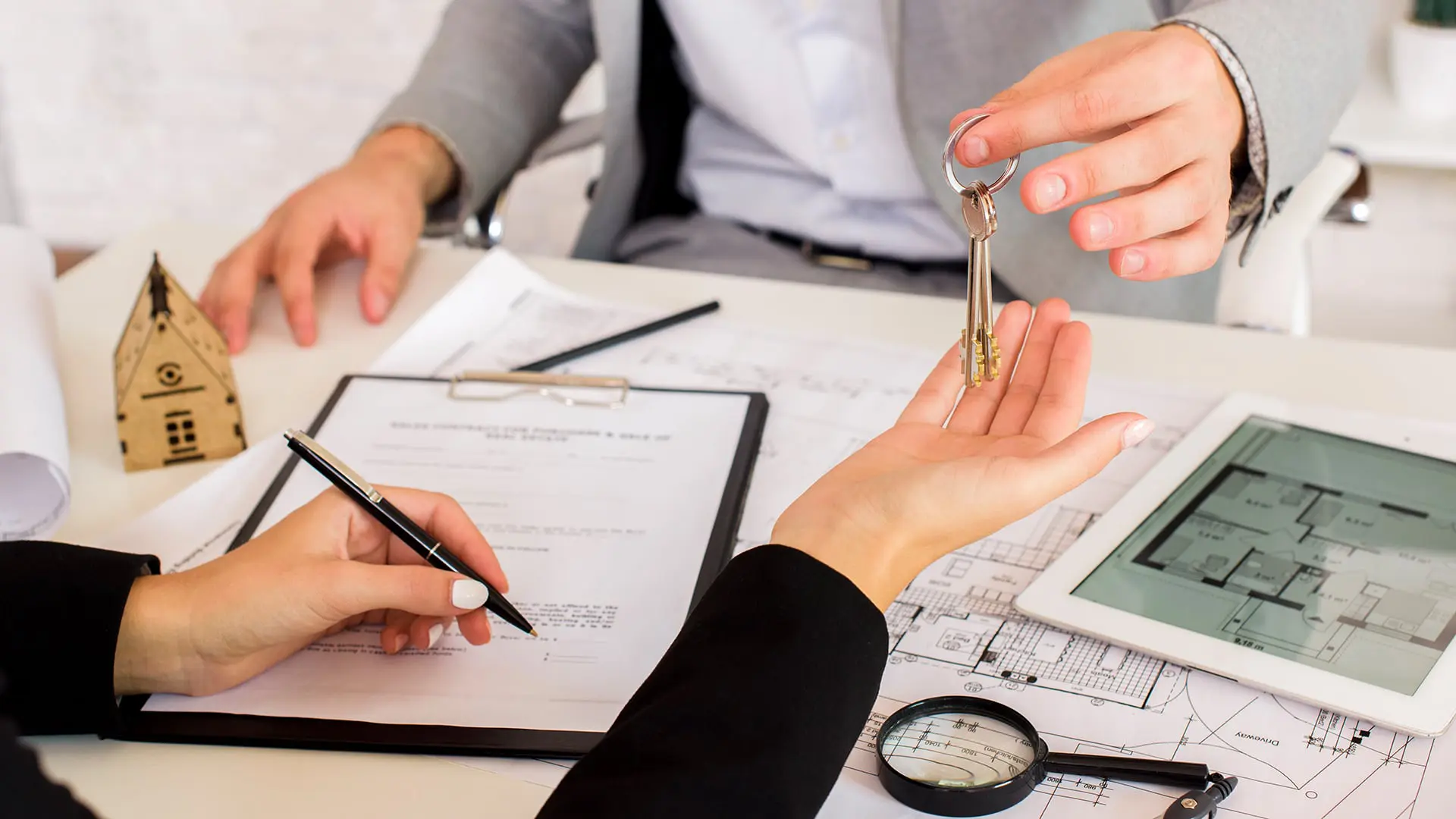 Kaufvertrag beim Immobilienverkauf
